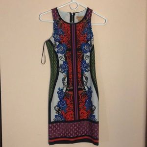 Unique Print Dress Bodycon